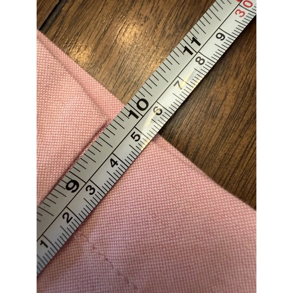 Polo Ralph Lauren Men's Pink Solid Chino Shorts Cotton Flat Front Zip Pockets 36
